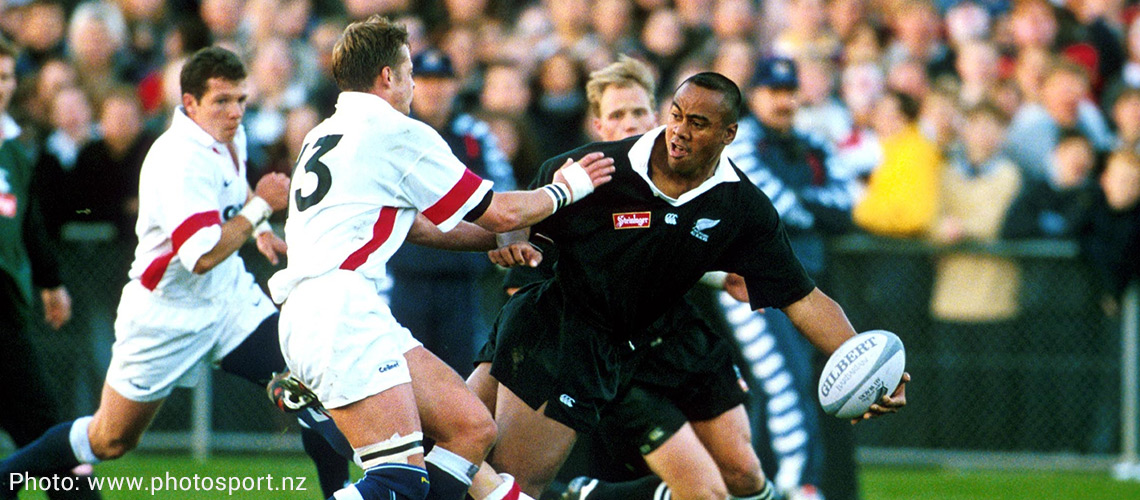 Jonah Lomu All Blacks vs England